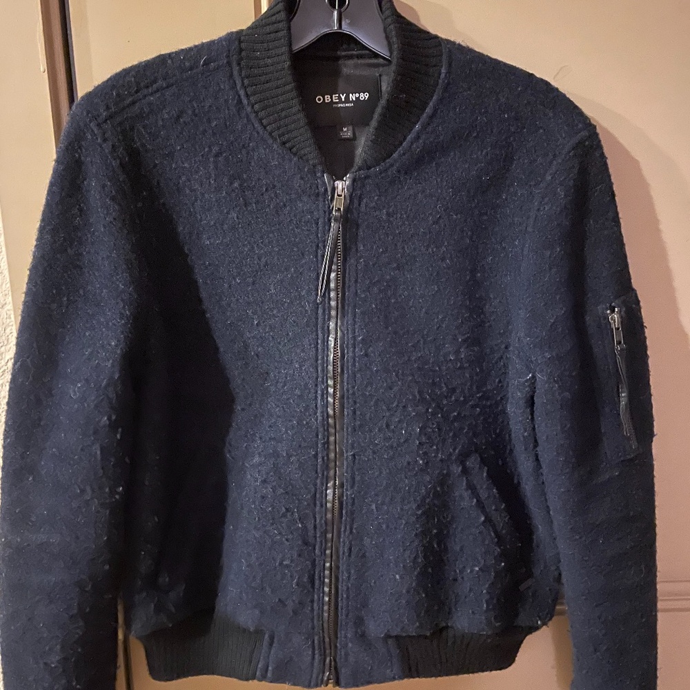 Women’s Obey Navy Bomber Jacket